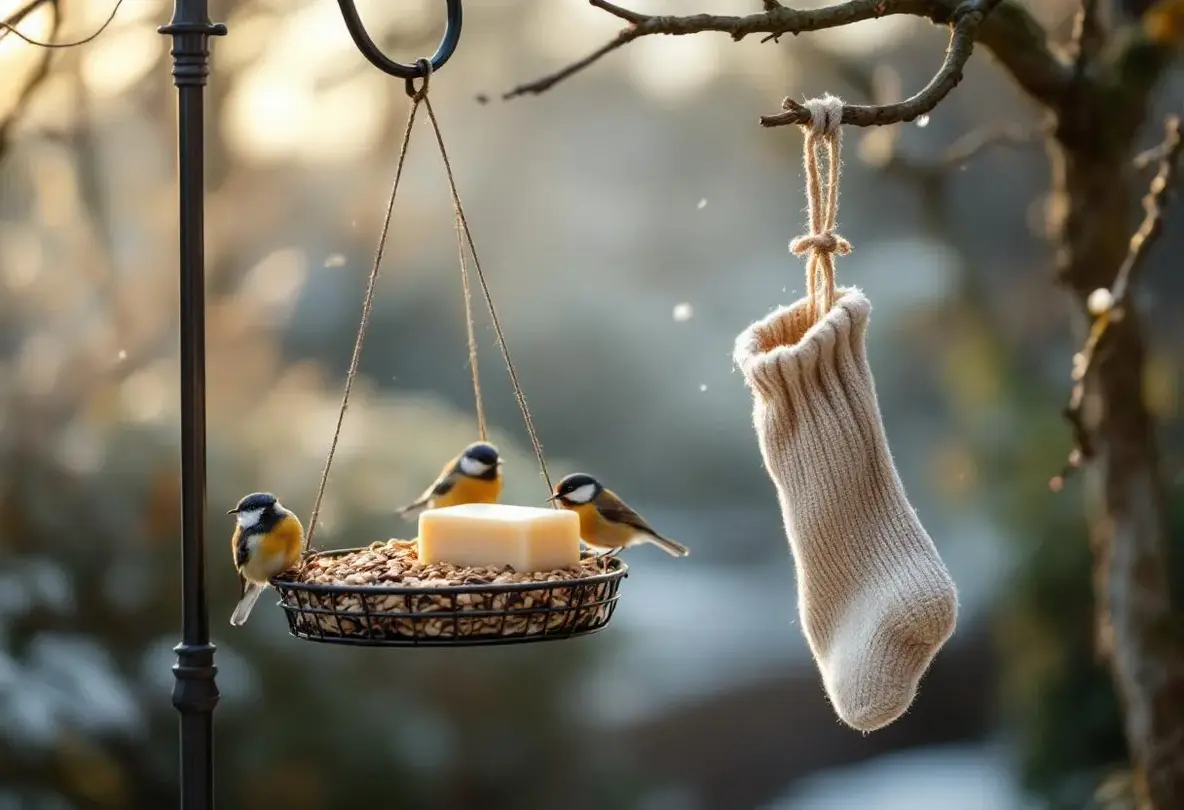 Attention, vos oiseaux sont en danger : ce simple savon dans une chaussette peut vraiment les sauver