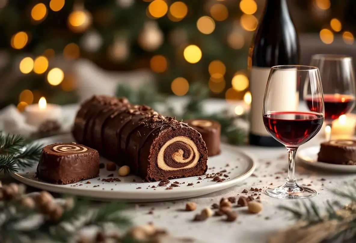 Avec la bûche de Noël, oubliez le champagne : ce vin conseillé par les sommeliers est bien meilleur