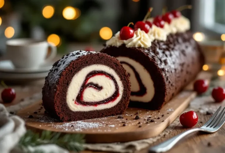 Cette bûche de Noël façon Cyril Lignac est légère, aérienne et épate tous vos invités dès la première bouchée