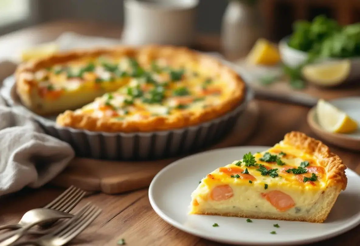 Cette quiche au saumon ultra simple à faire, un succès à tous les coups !