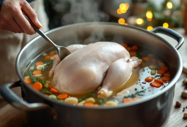Chapon de Noël : avant le passage au four, presque personne ne fait ce geste avec une marmite qui évite la viande sèche
