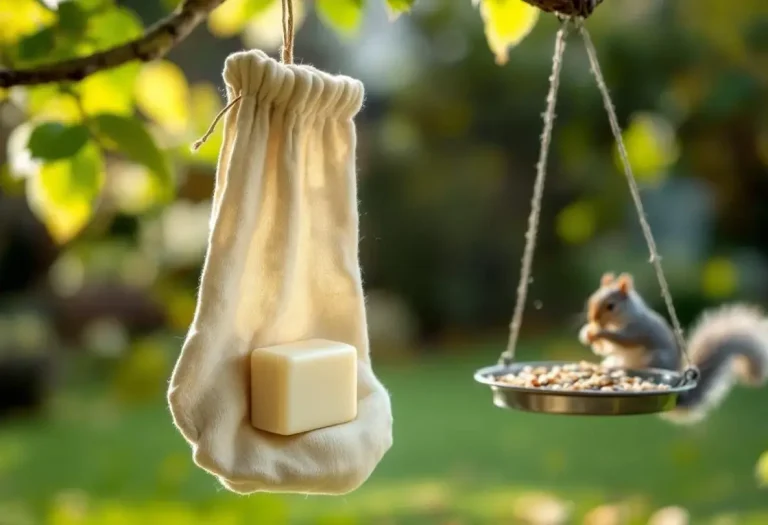 Glisser un savon dans une chaussette : l’astuce inattendue qui peut vraiment sauver les oiseaux de votre jardin