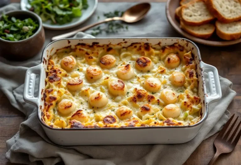 Gratin poireaux–Saint-Jacques : « si simple à faire, mais digne d’un vrai repas de fête »