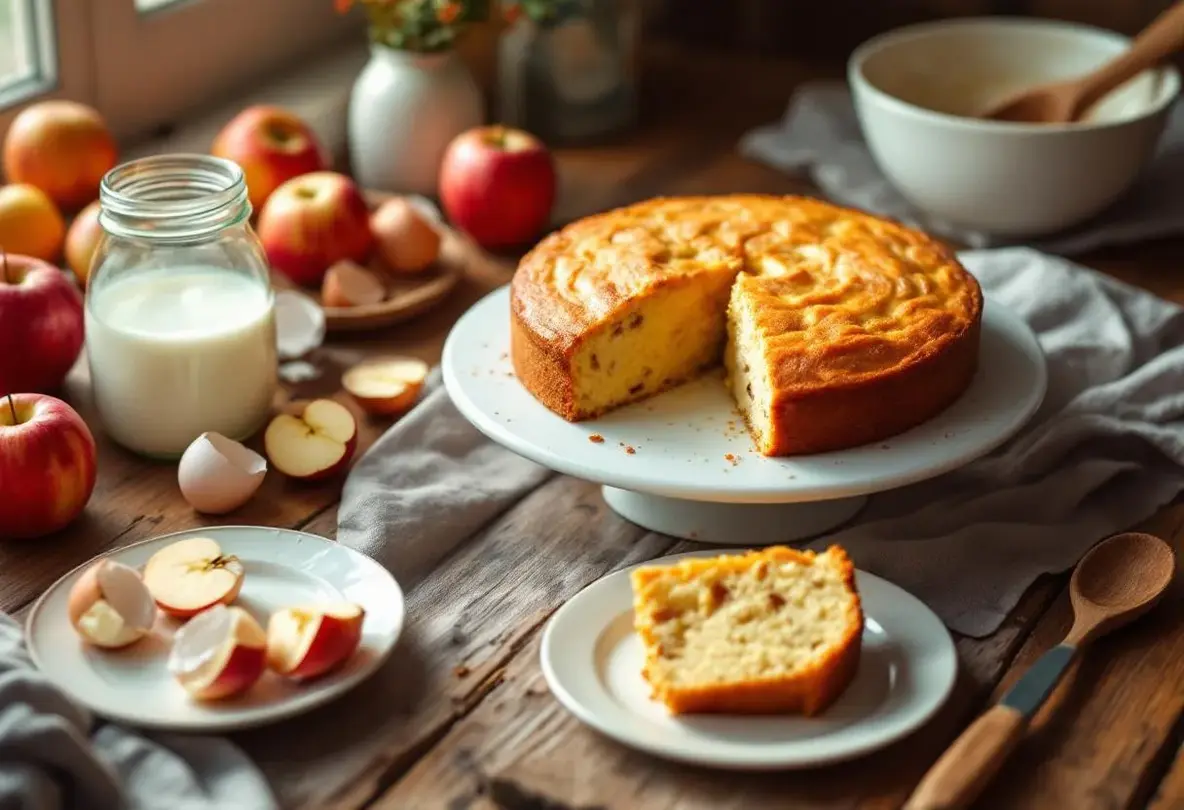 Gâteau pommes-yaourt ultra moelleux : la recette de ma grand-mère qui fait l’unanimité dès la première bouchée