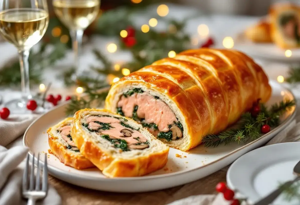 Le feuilleté au saumon qui fait sensation sur la table de Noël (prêt en 30 min)