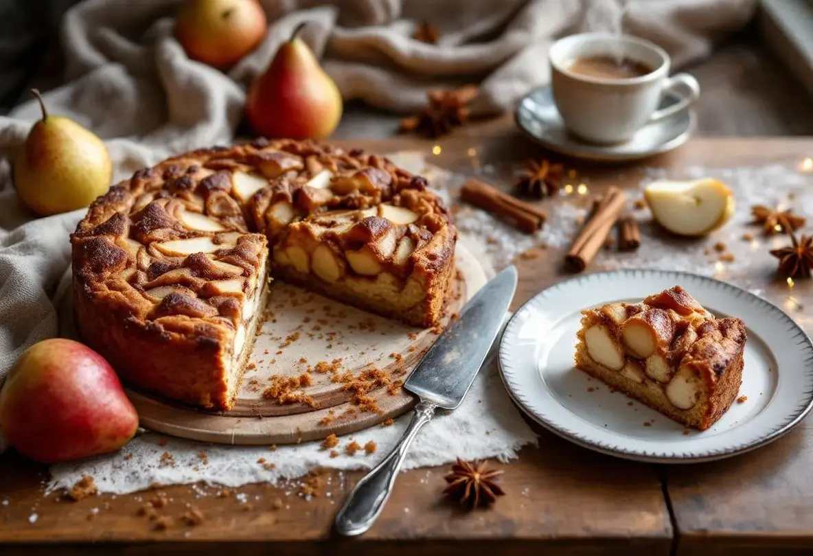 « Moelleux, parfumé et fondant à cœur » : le gâteau poires et pain d’épices que je refais dès que l’hiver s’installe