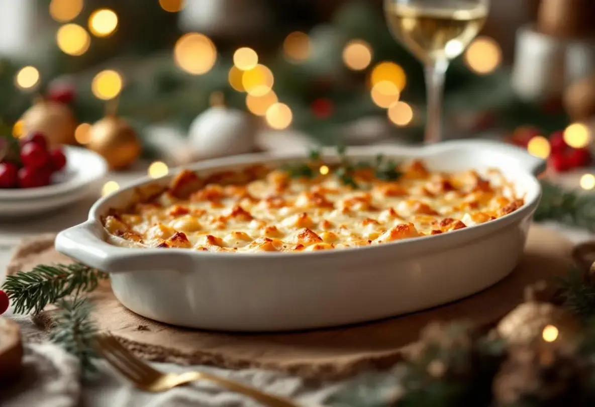 Oubliez la dinde : ce gratin crémeux Saumon & Saint-Jacques est le plat de Noël idéal