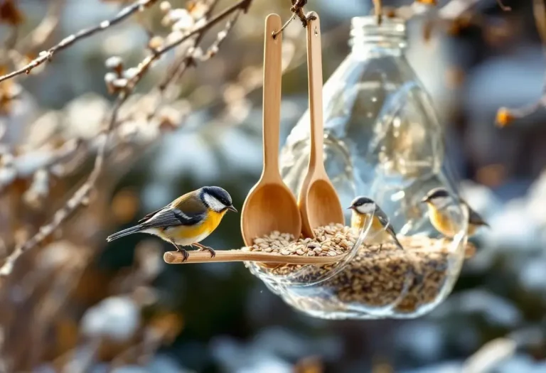 Voici comment une bouteille plastique devient une mangeoire parfaite pour les oiseaux