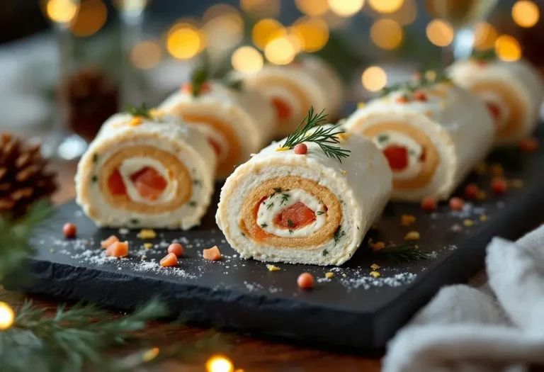 Apéro du Nouvel An : oubliez les toasts, ces mini bûches au saumon cachent une astuce irrésistible