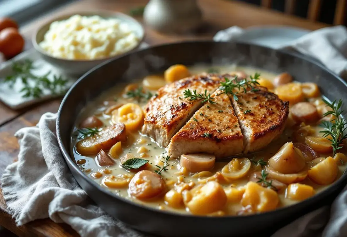 Ce rôti de porc cuit au lait est si fondant qu’on le coupe à la cuillère