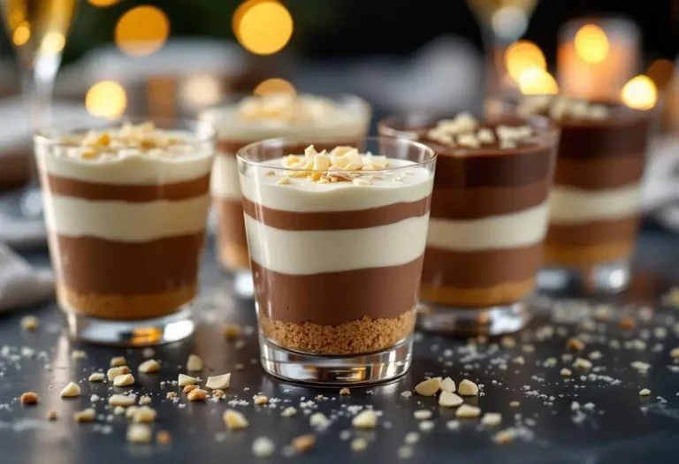 Coupes de nougat et de chocolat : le dessert le plus chic (et le plus facile) pour le réveillon du Nouvel An