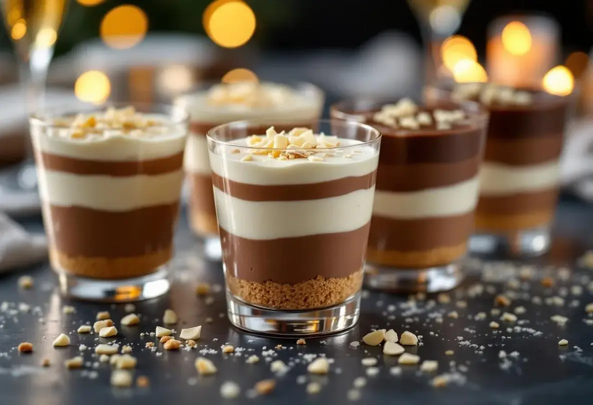 Coupes de nougat et de chocolat : le dessert le plus chic (et le plus facile) pour le réveillon du Nouvel An